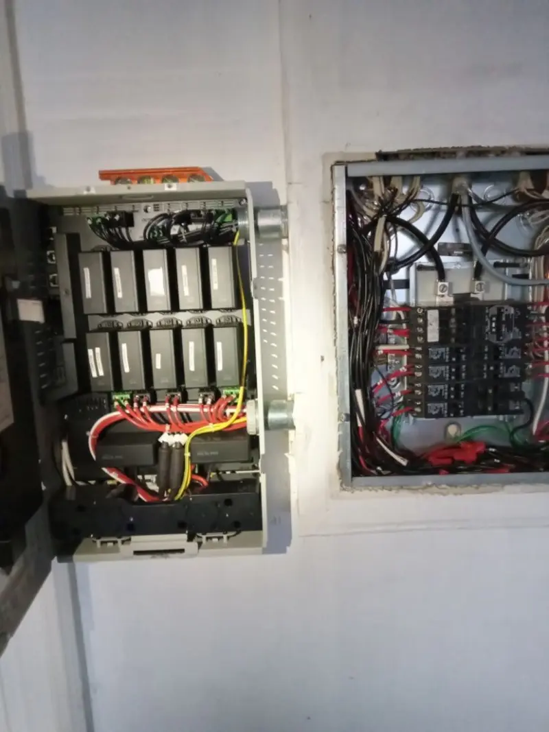 Electrical panel upgrade completed for Indoor Lighting Installation in High Point